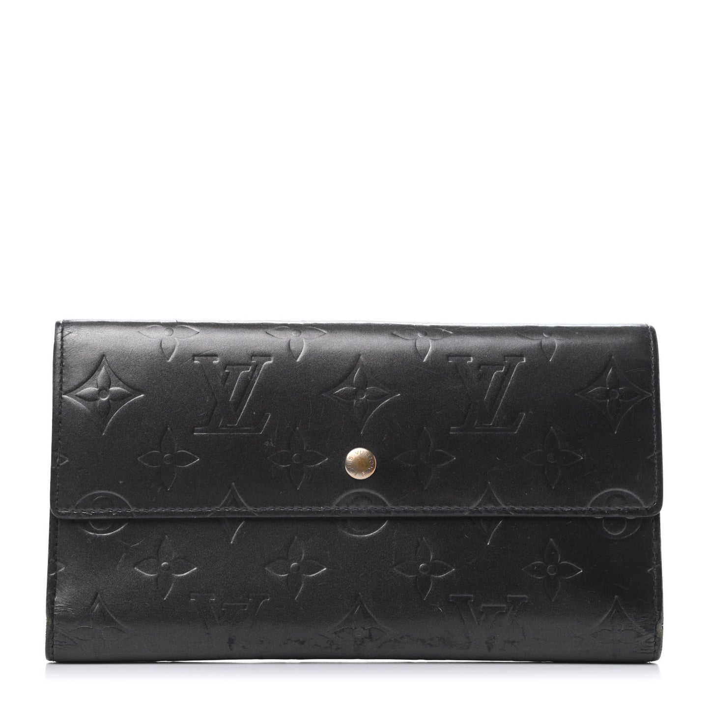Mat Monogram Porte Tresor International Black