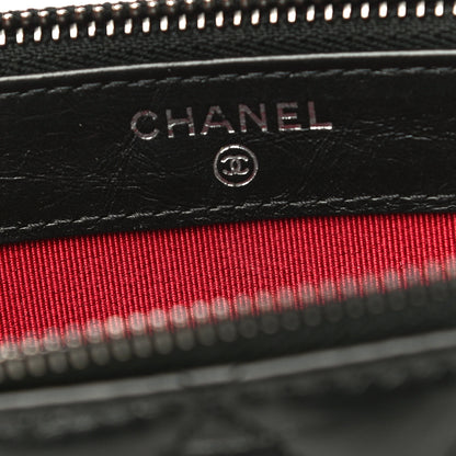 Chanel Aged Calfskin Quilted Small Gabrielle Clutch With Chain Black 7 of 14