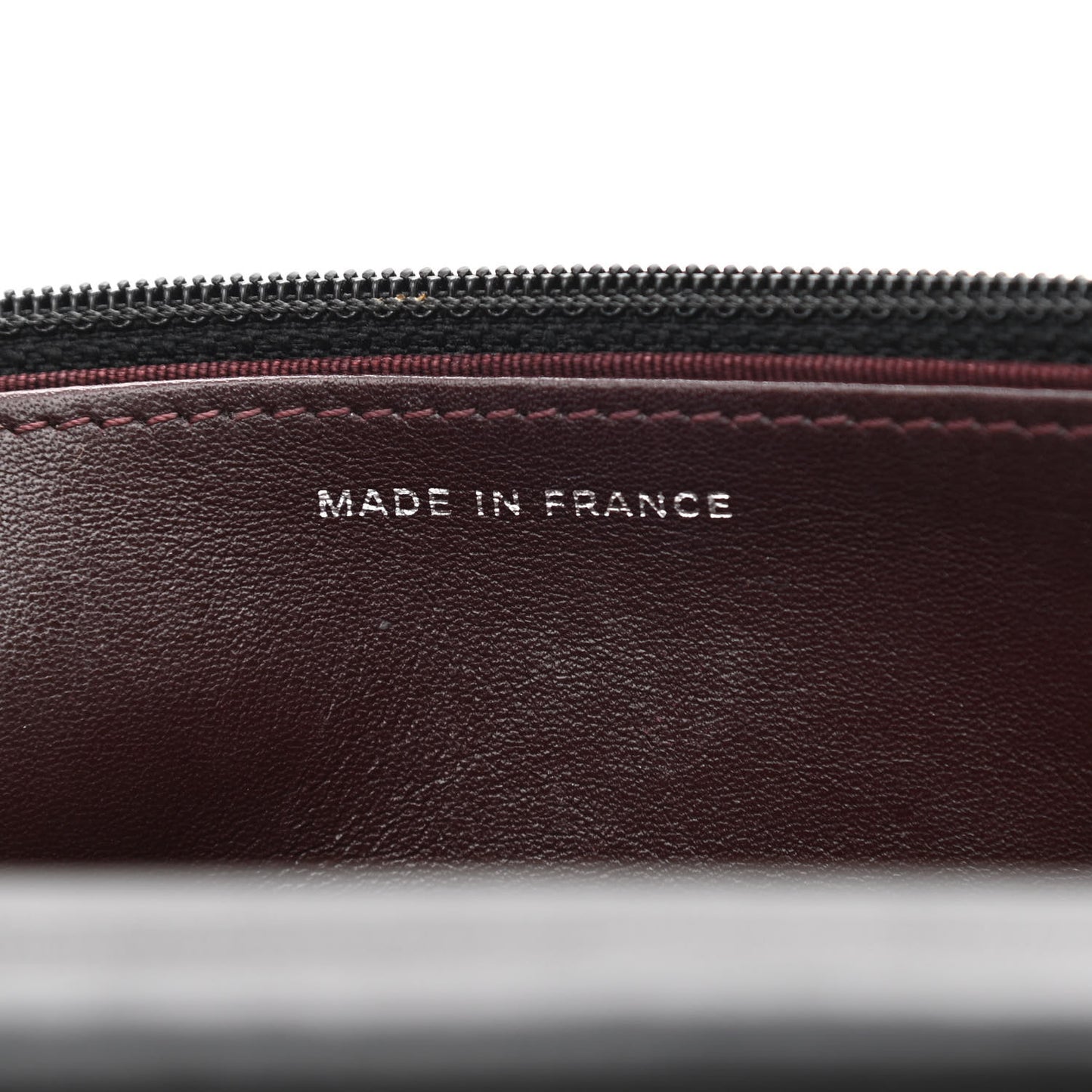 Calfskin Quilted Reissue Wallet On Chain WOC Black