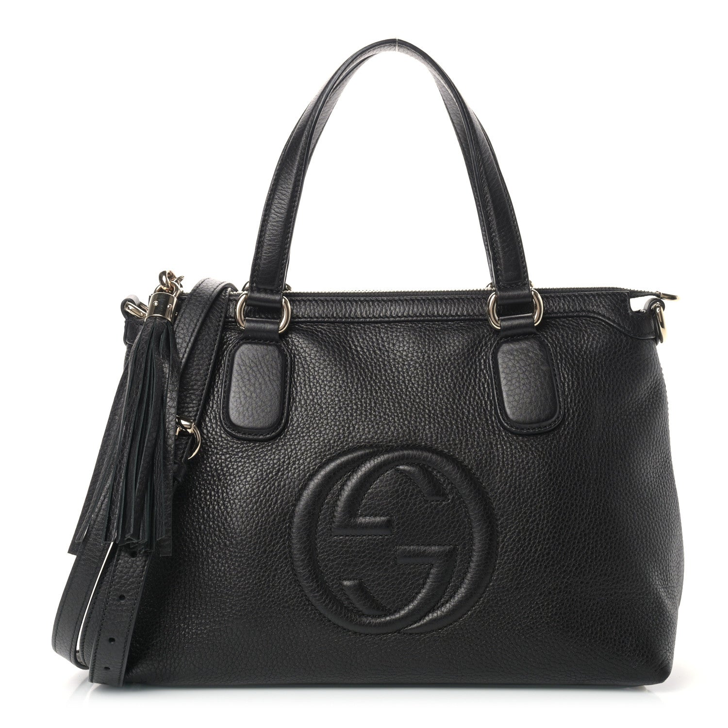 Gucci Cellarius Calfskin Small Soho Top Handle Satchel Black 1 of 11