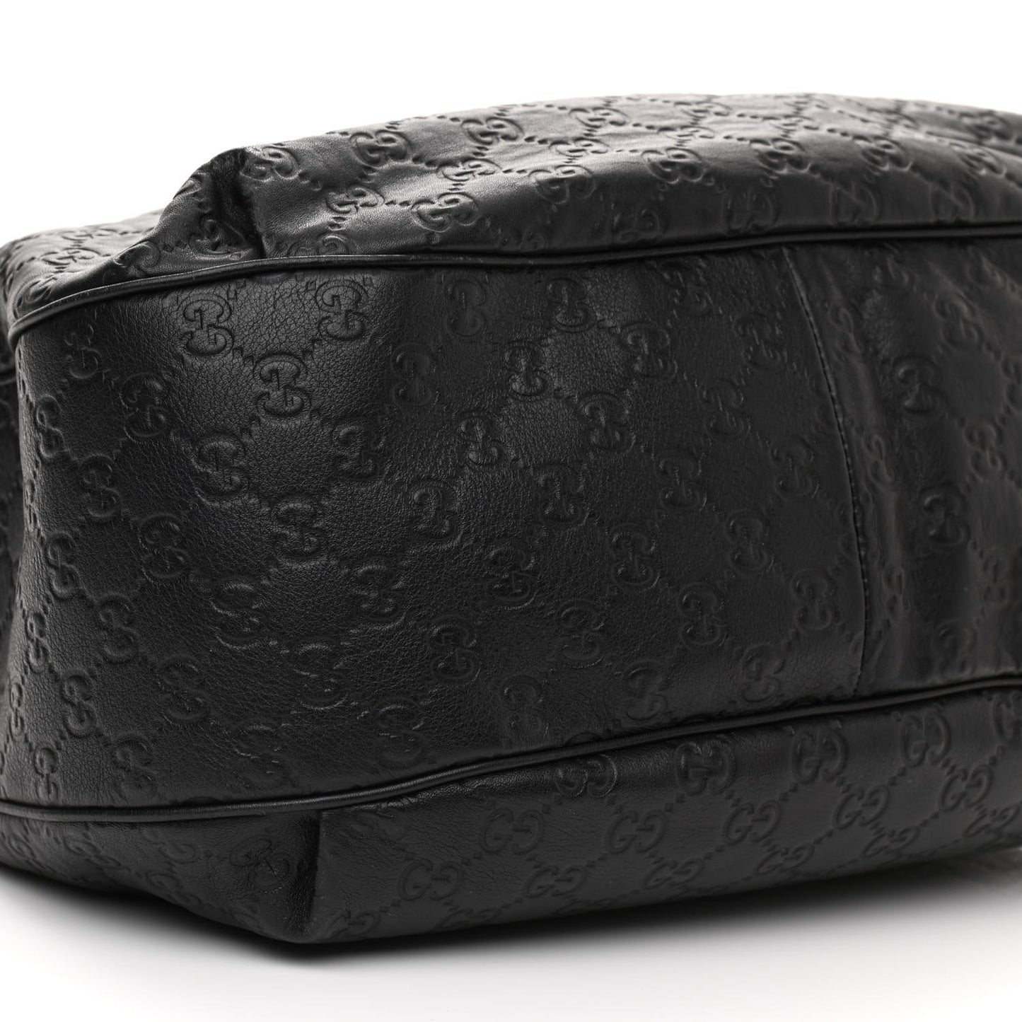 Guccissima Medium Emily Hobo Black