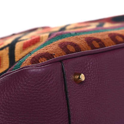 Burberry Prorsum Geometric Tapestry Large Milverton Bag Multicolor 5 of 15