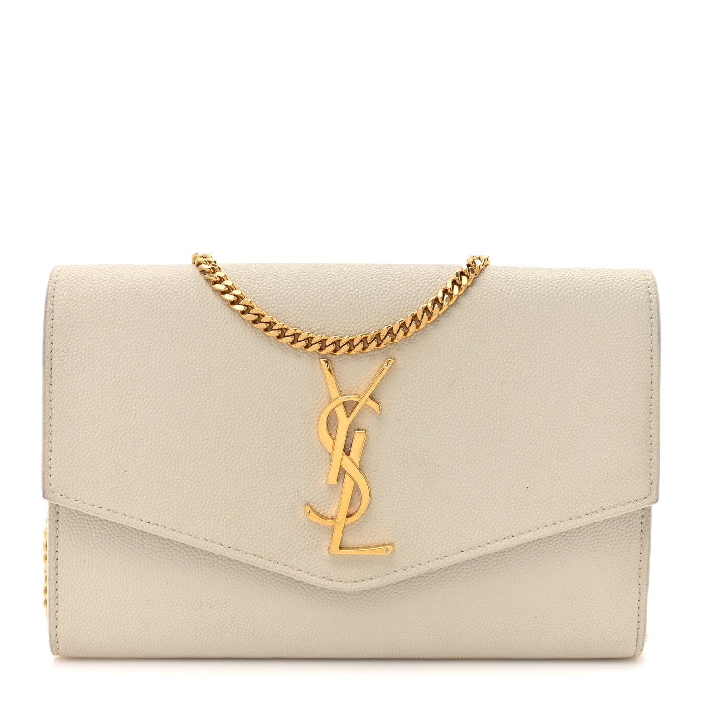 Grain De Poudre Monogram Uptown Chain Wallet Crema Soft