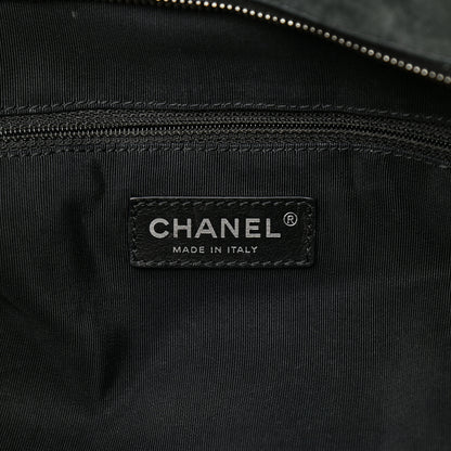 Chanel Iridescent Calfskin Chic Quilt Bowling Bag Black 6 of 11