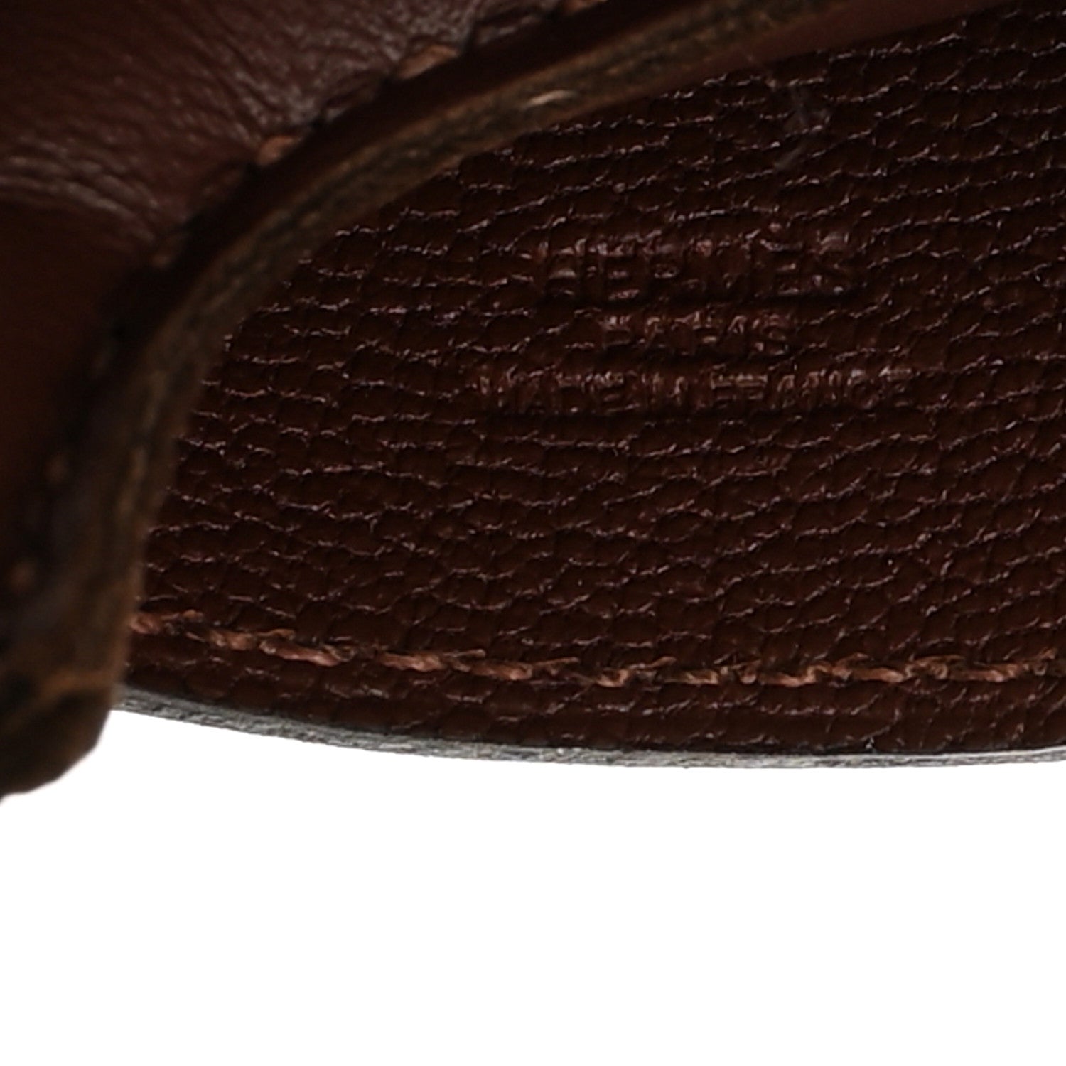 Hermes Milo Lambskin Studded Grigri Rodeo Robeo Rock Horse Bag Charm PM Terre 4 of 5