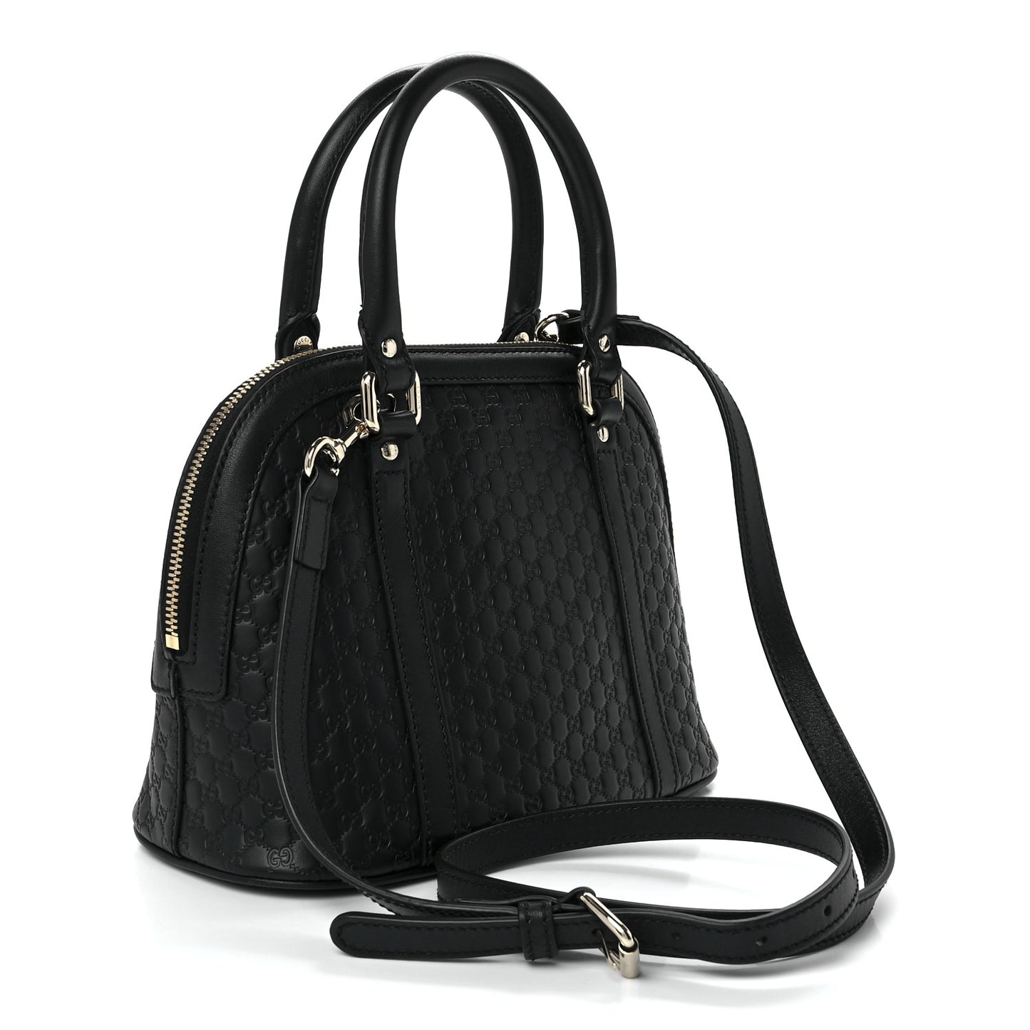 Microguccissima Mini Dome Bag Black