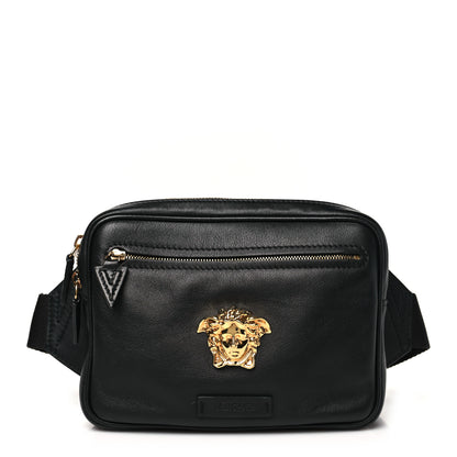 Versace Calfskin Medusa Belt Bag Black 1 of 9