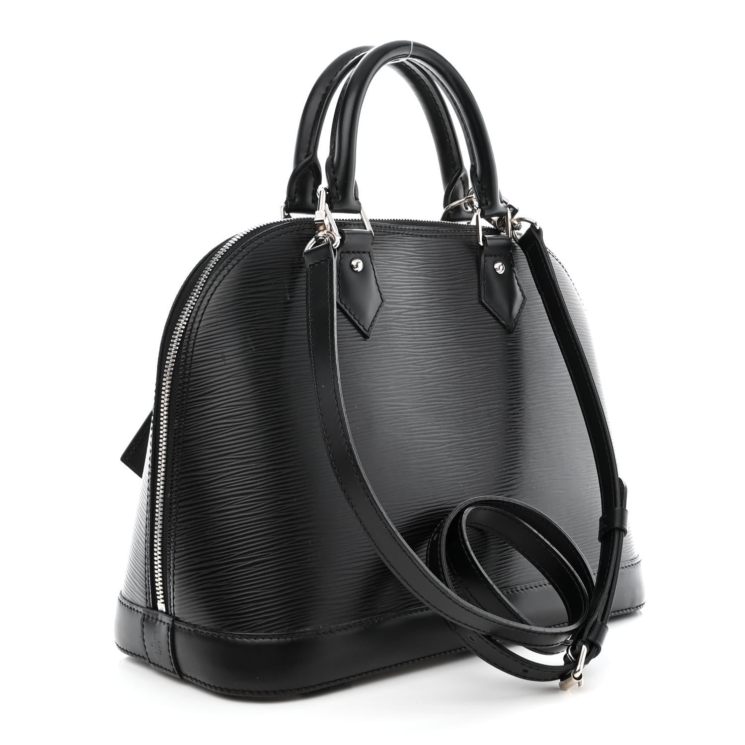Louis Vuitton Epi Alma MM Black 3 of 13