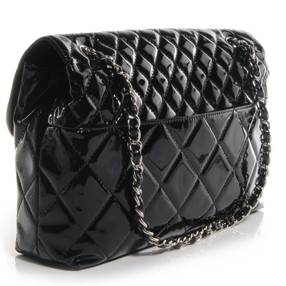 Chanel Vinyl Quilted In the Business Flap Bag Black 3 of 9