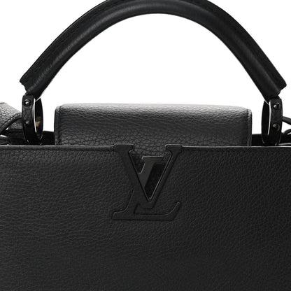 Louis Vuitton Taurillon Capucines BB Black 6 of 9