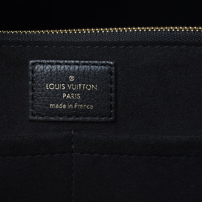 Louis Vuitton Calfskin Monogram Kimono Tote MM Rouge Navy 5 of 10