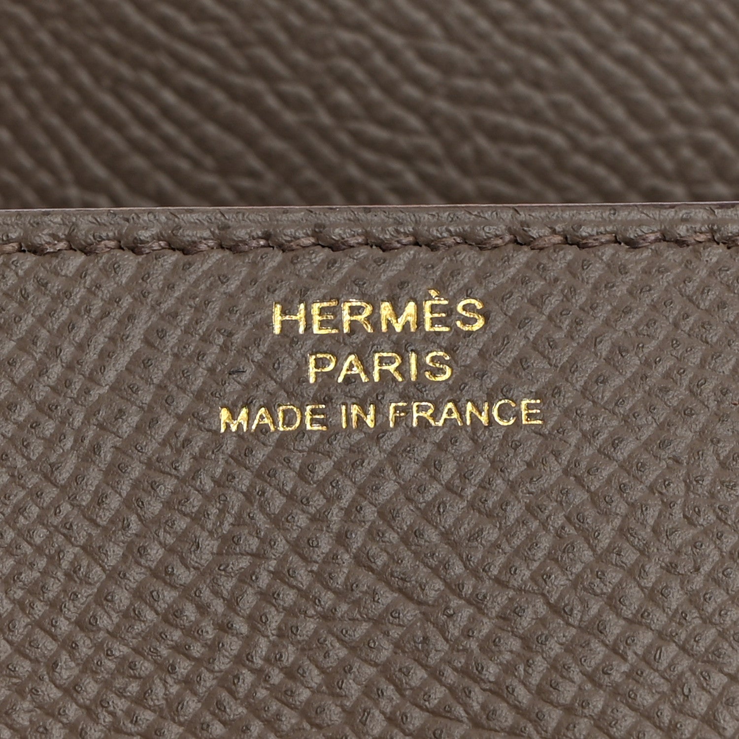 Hermes Epsom Clic Mini Card Holder Etain 6 of 7