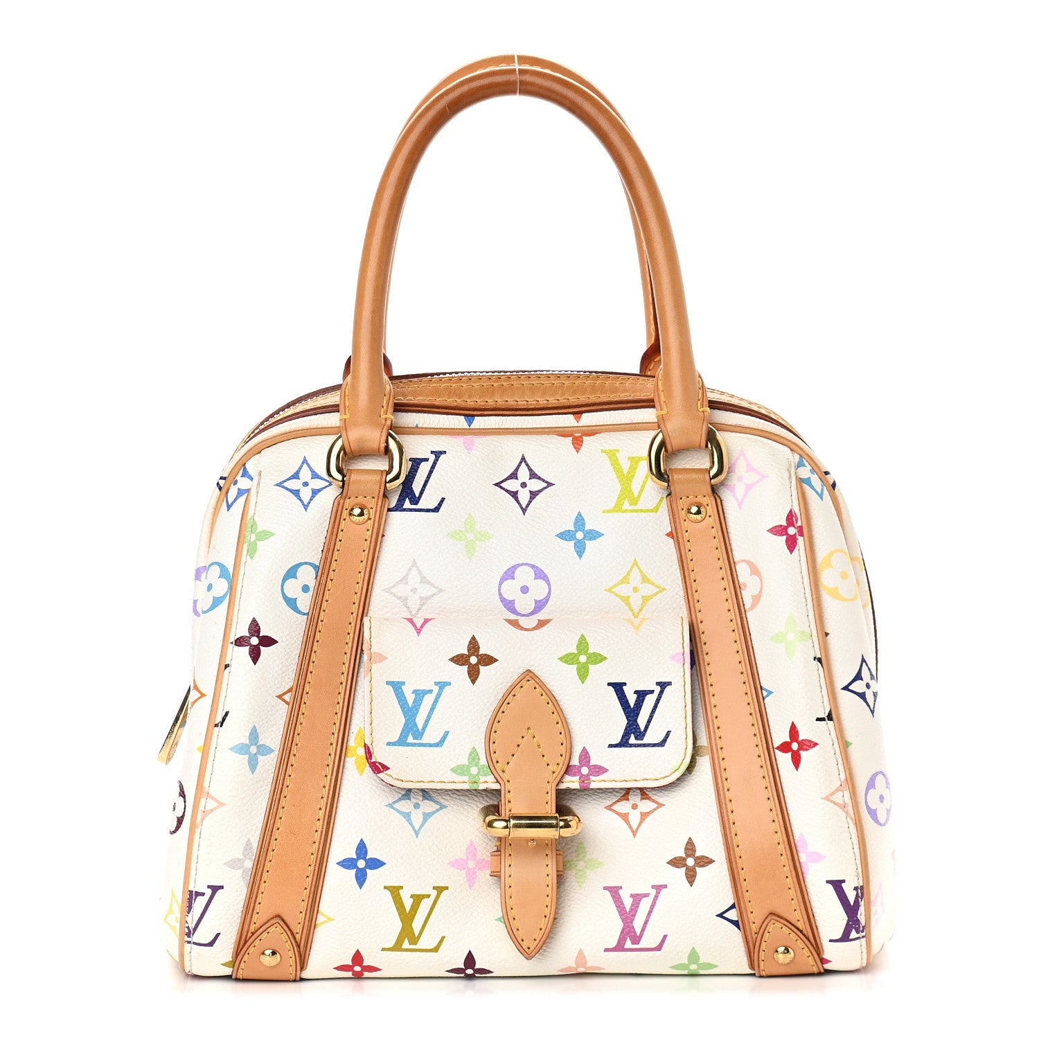 Louis Vuitton Monogram Multicolor Priscilla White 1 of 9