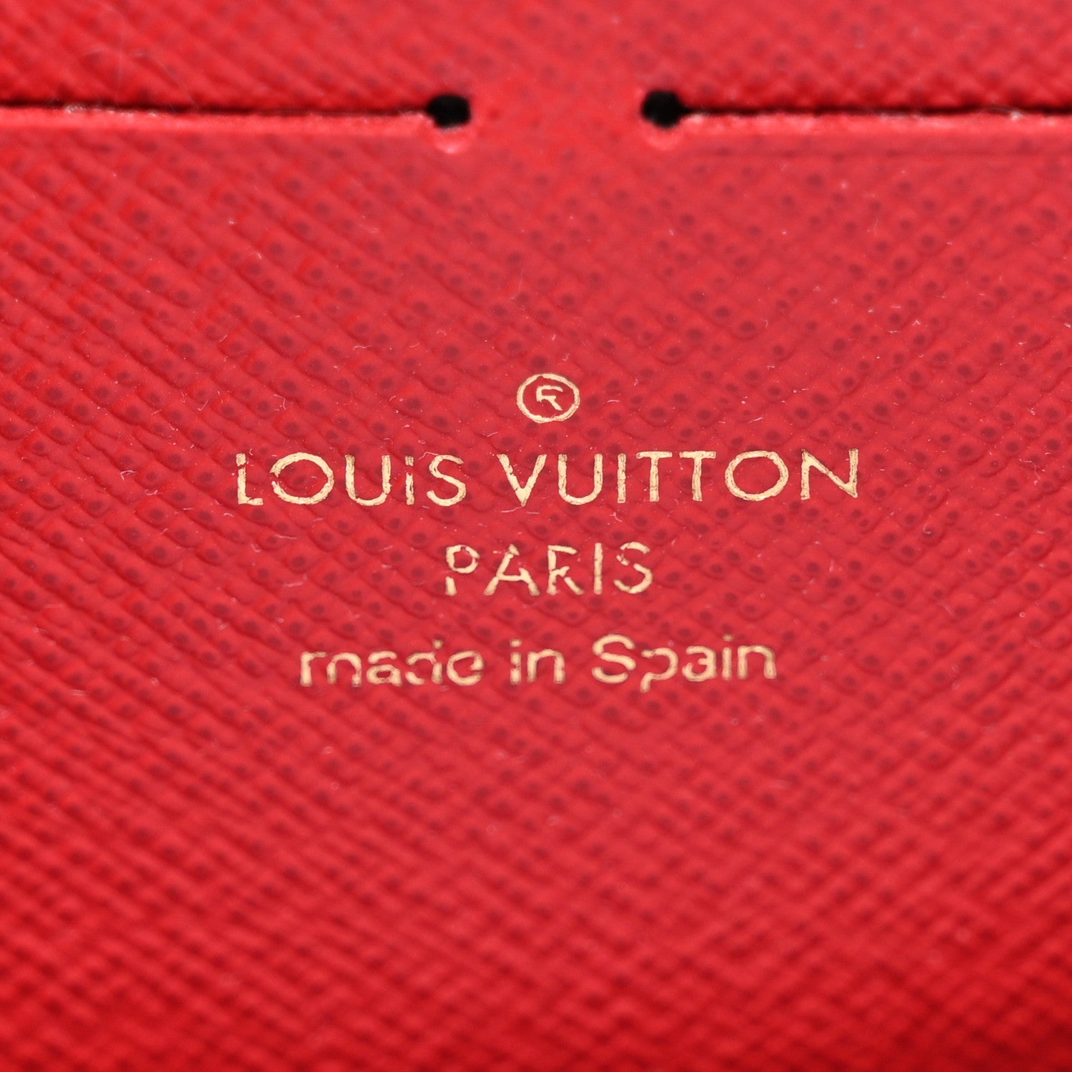 Louis Vuitton Damier Ebene Clemence Wallet Cherry 6 of 8