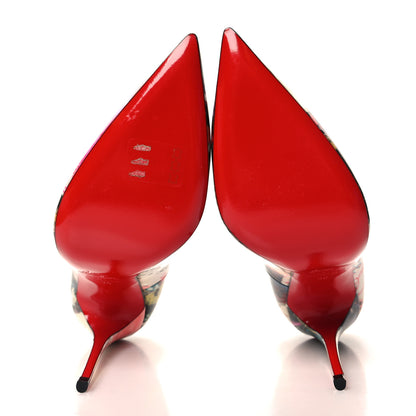 Christian Louboutin Patent Trash So Kate 100 Pumps 36 Multicolor 5 of 8
