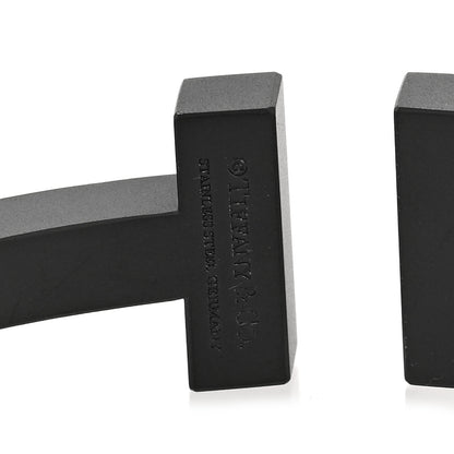 Tiffany Black-Coated Stainless Steel T Square Bracelet 3 of 4