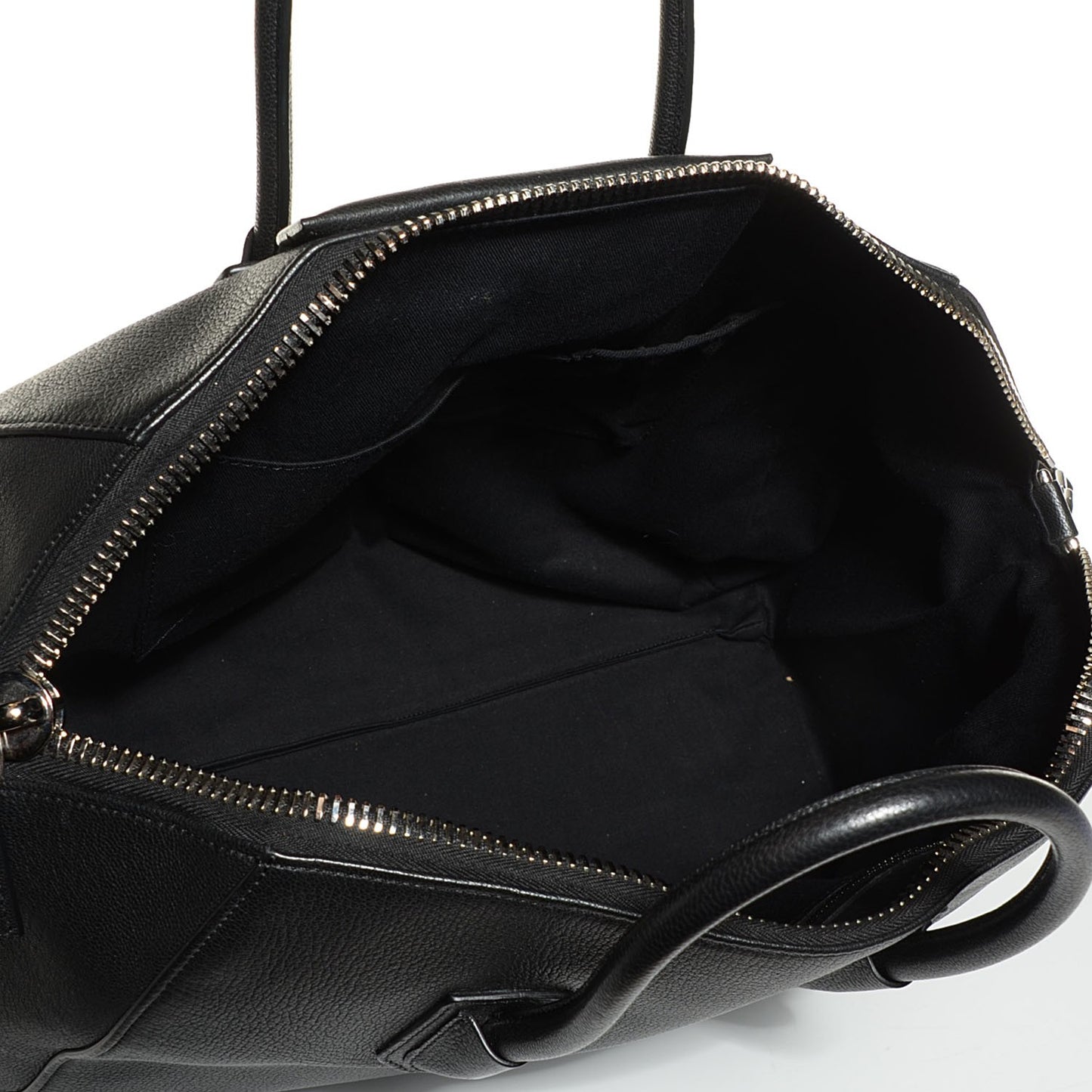 Sugar Goatskin Large Antigona Black