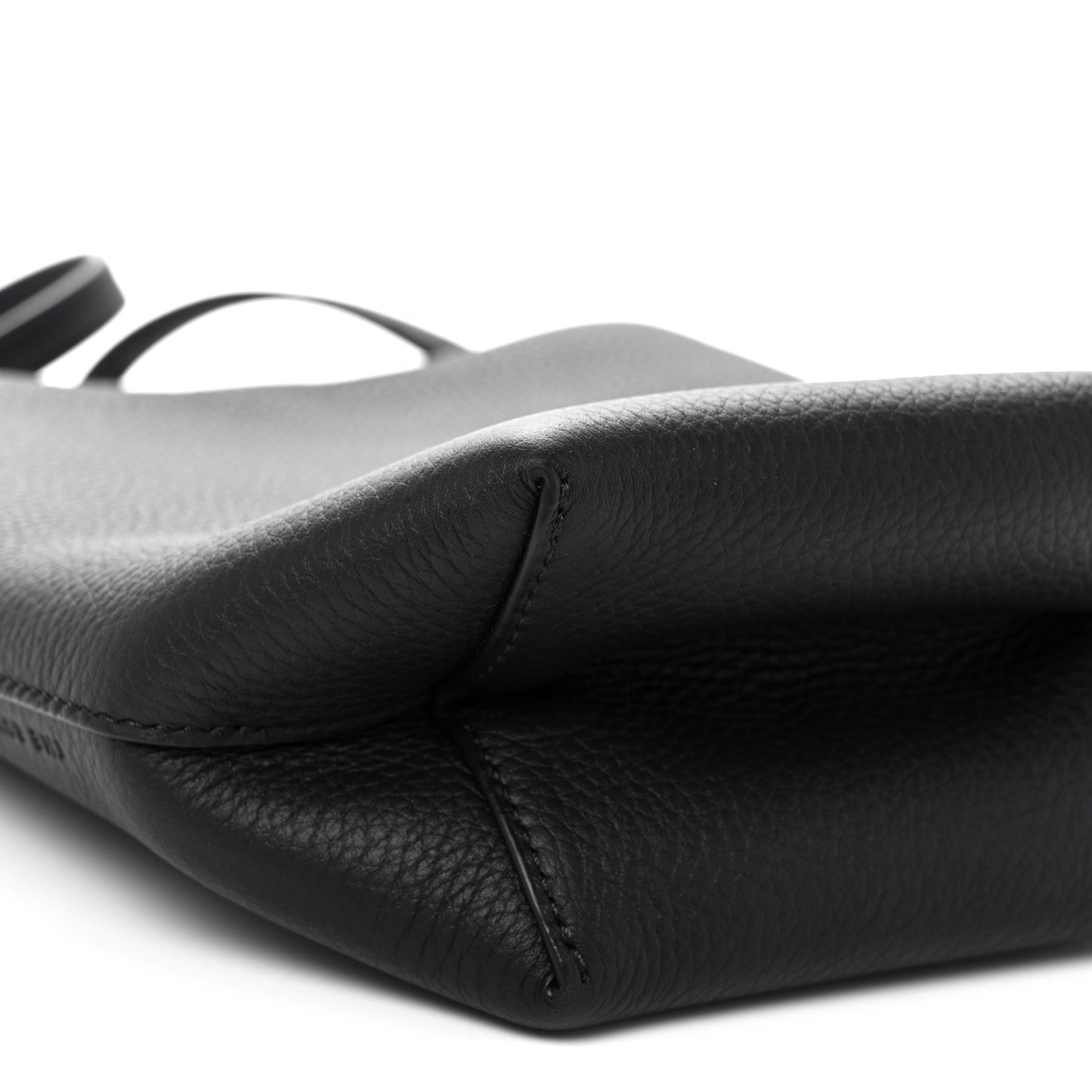 The Row Grained Calfskin Small N/S Park Crossbody Black 8 of 10