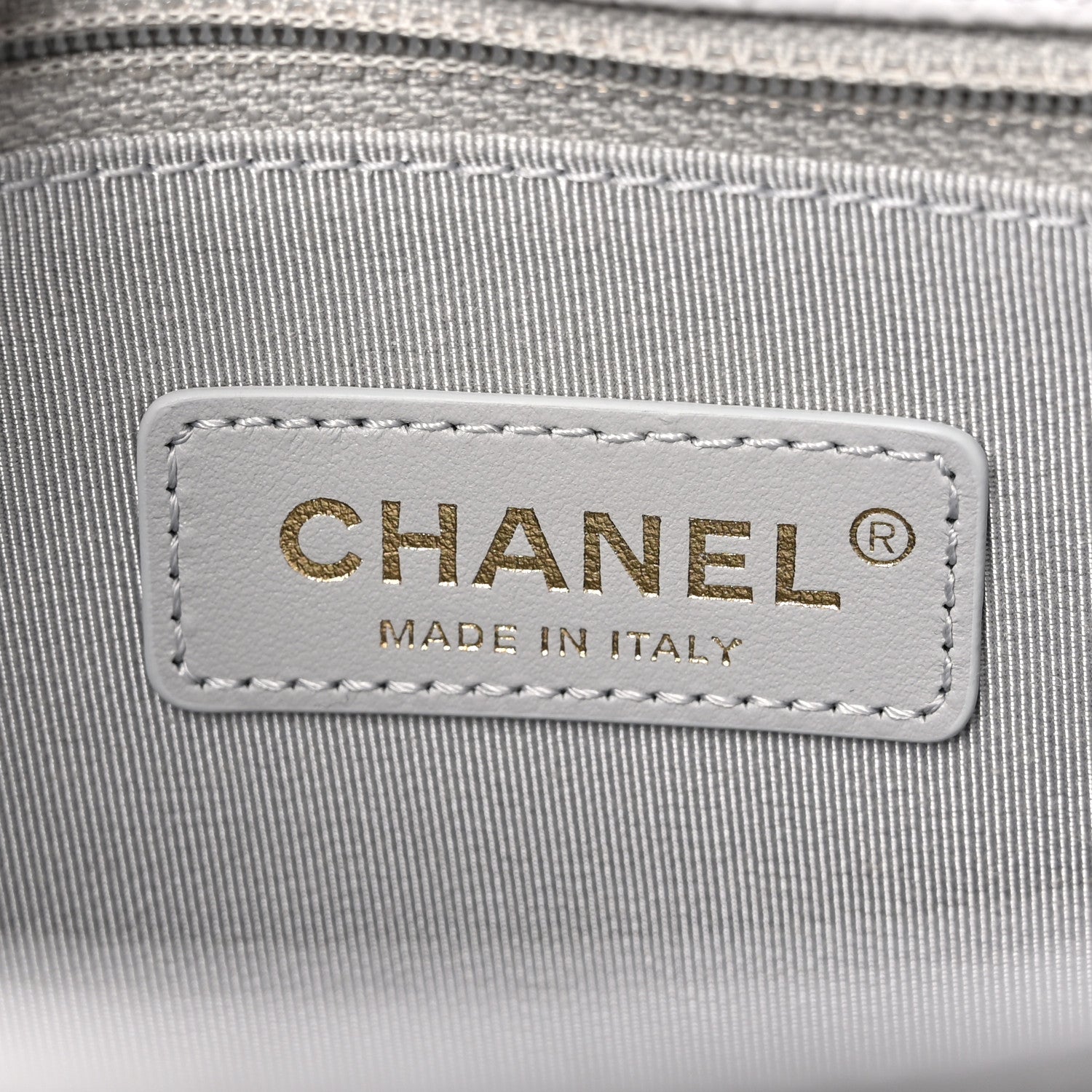 Chanel Caviar Quilted City Walk Flap Light Grey 7 of 10
