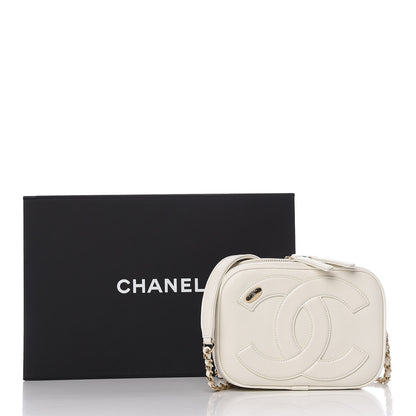 Chanel Lambskin CC Mania Camera Case White 12 of 12