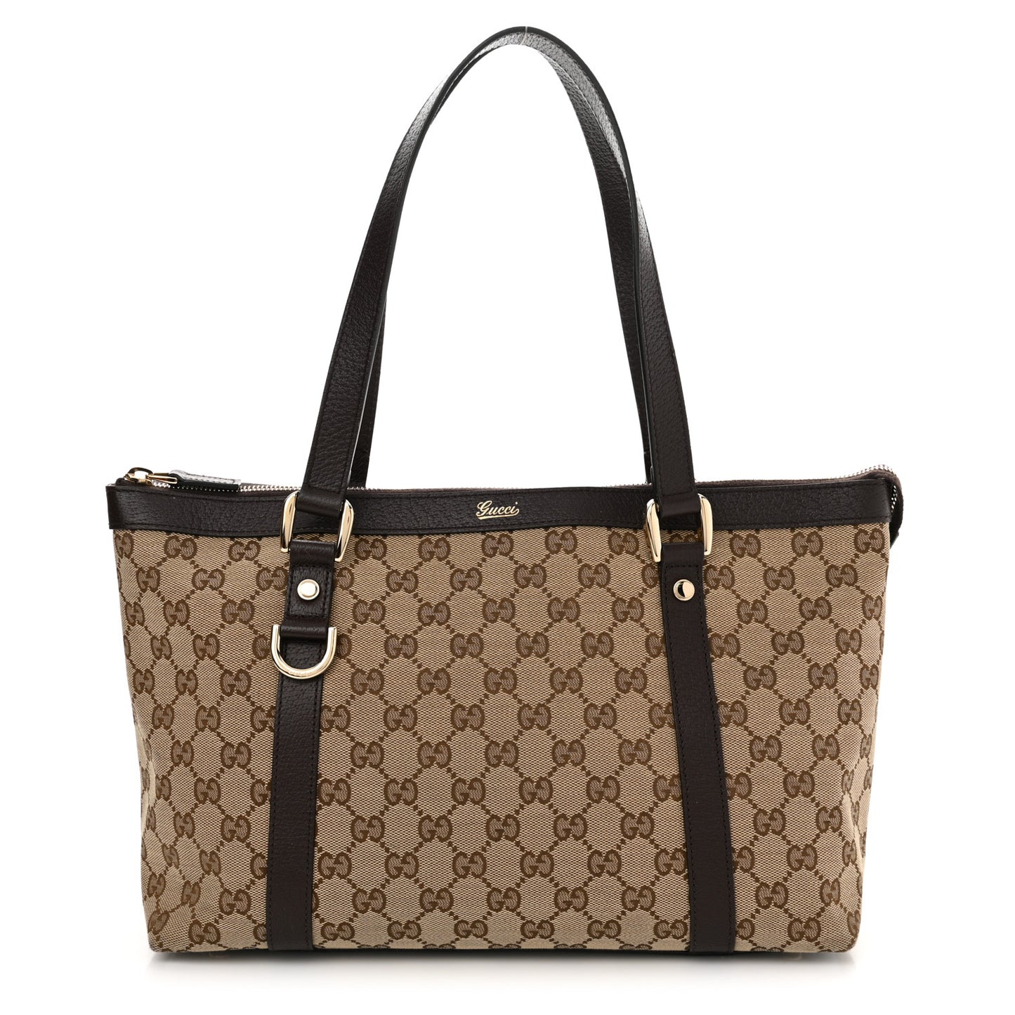 Monogram Medium Abbey Tote Brown