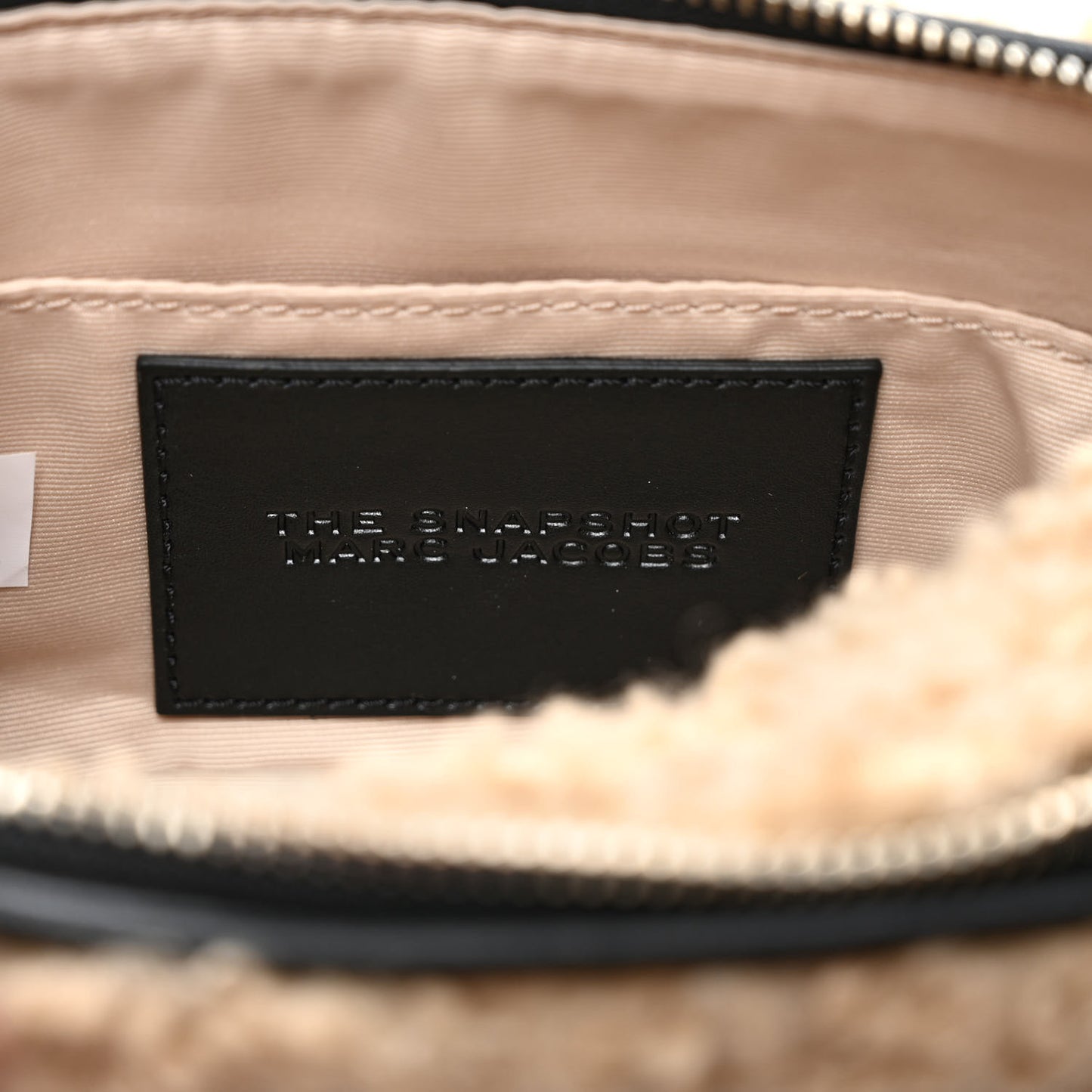 Shearling Snapshot The Teddy Camera Bag Beige