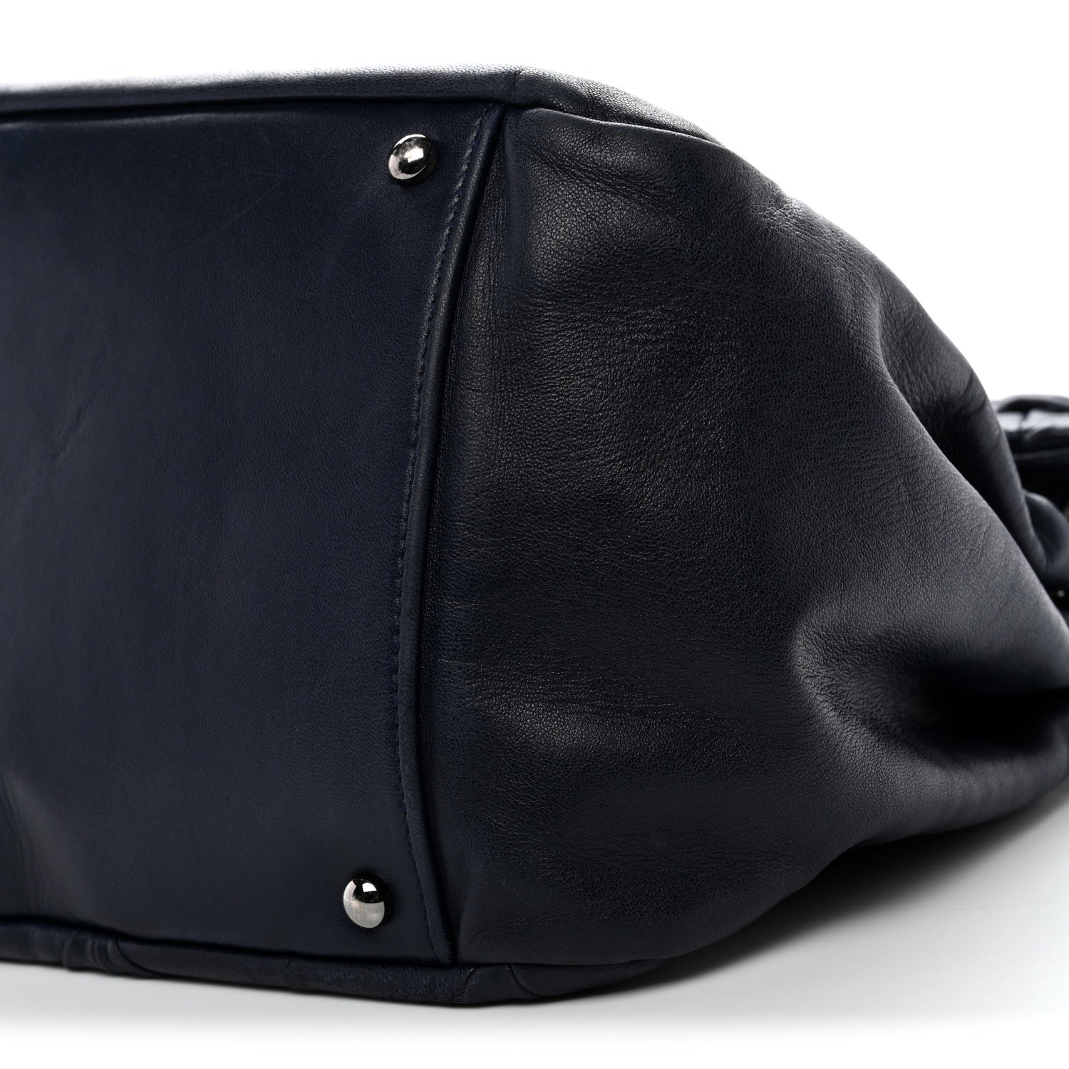 Chanel Lambskin Quilted Soft Squares Origami Accordion Flap Navy 10 of 10