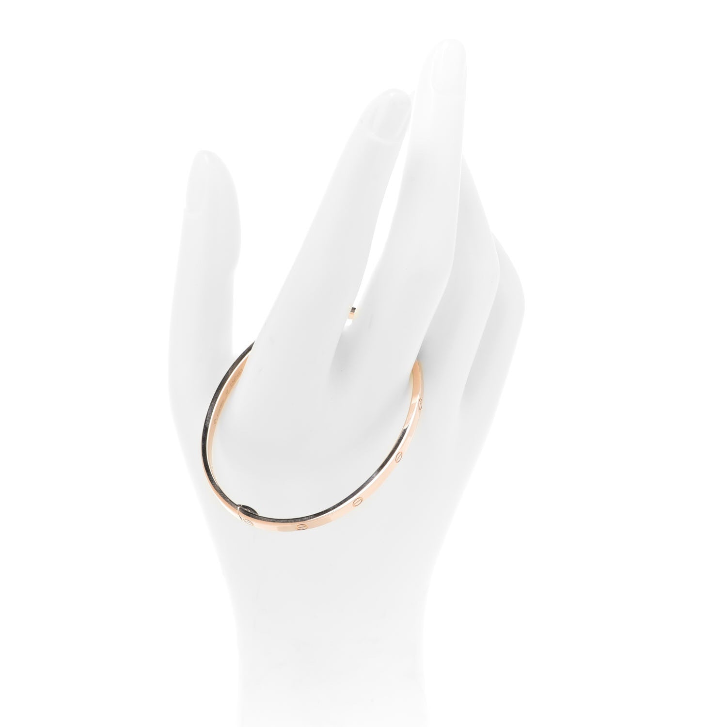Cartier 18K Pink Gold Small LOVE Bracelet 17 2 of 6