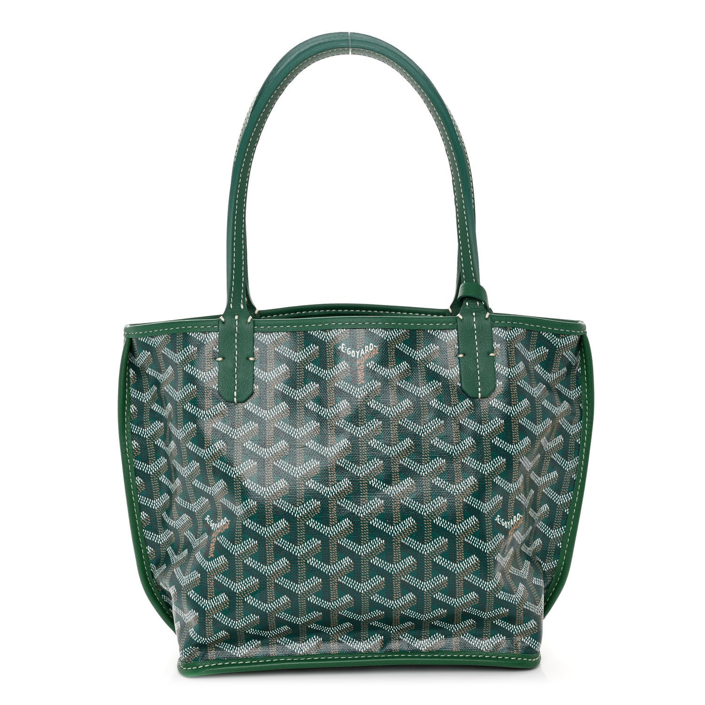 Goyardine Reversible Mini Anjou Green