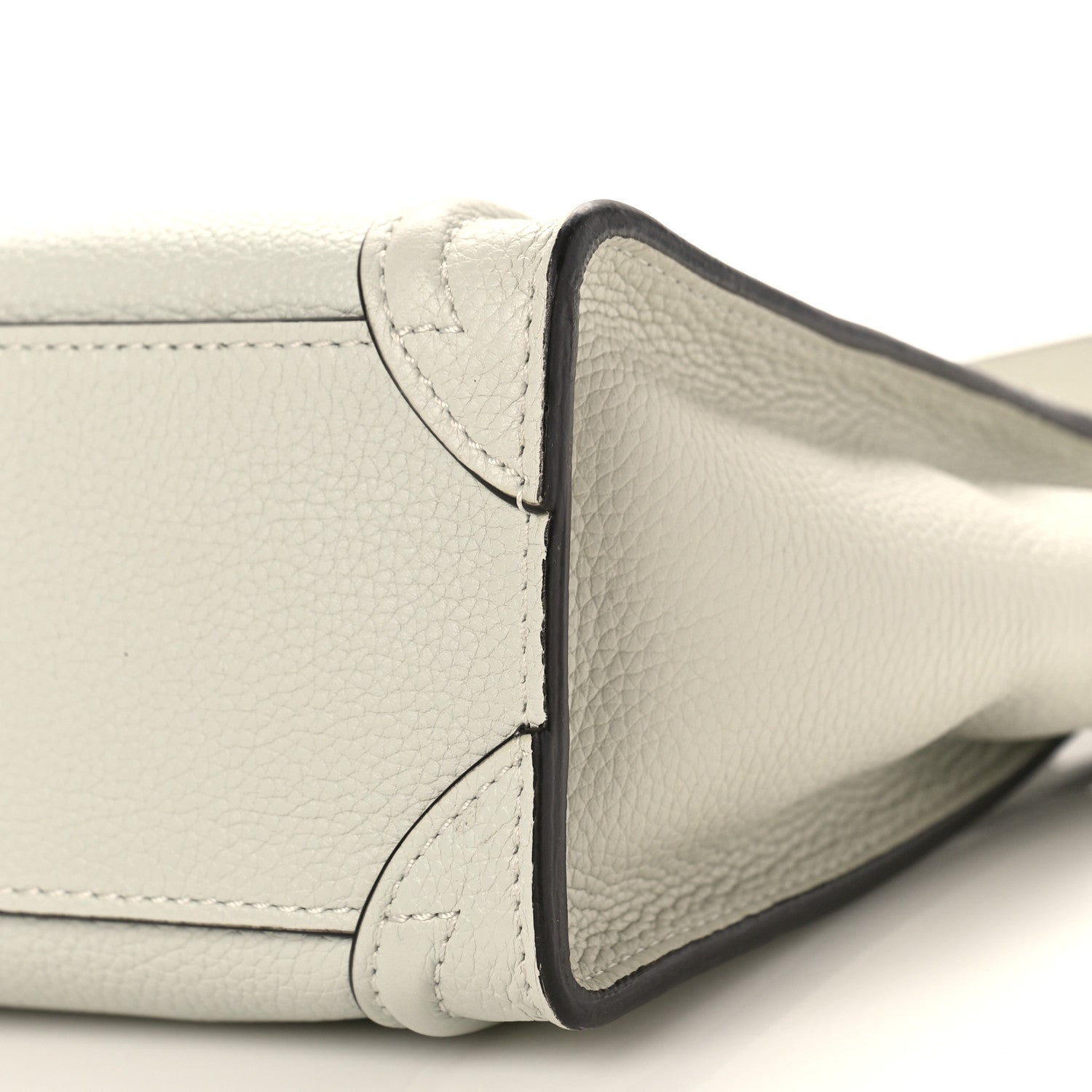 Celine Drummed Calfskin Nano Luggage Lune 8 of 10