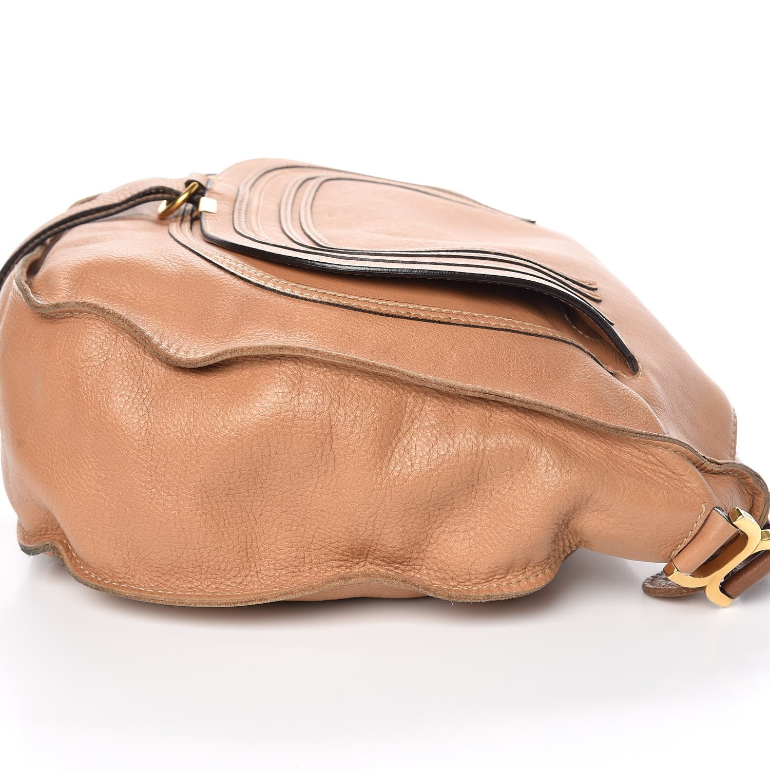 Chloe Calfskin Large Marcie Hobo Wood 17 of 18