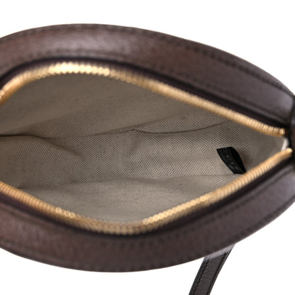 Gucci GG Supreme Monogram Equestrian Web Mini Ophidia Round Shoulder Bag Brown 5 of 10