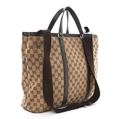 Gucci GG Monogram Large Joy Tote Bag Dark Brown 3 of 11