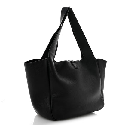 Saint Laurent Grained Deerskin Bea Tote Black 3 of 10