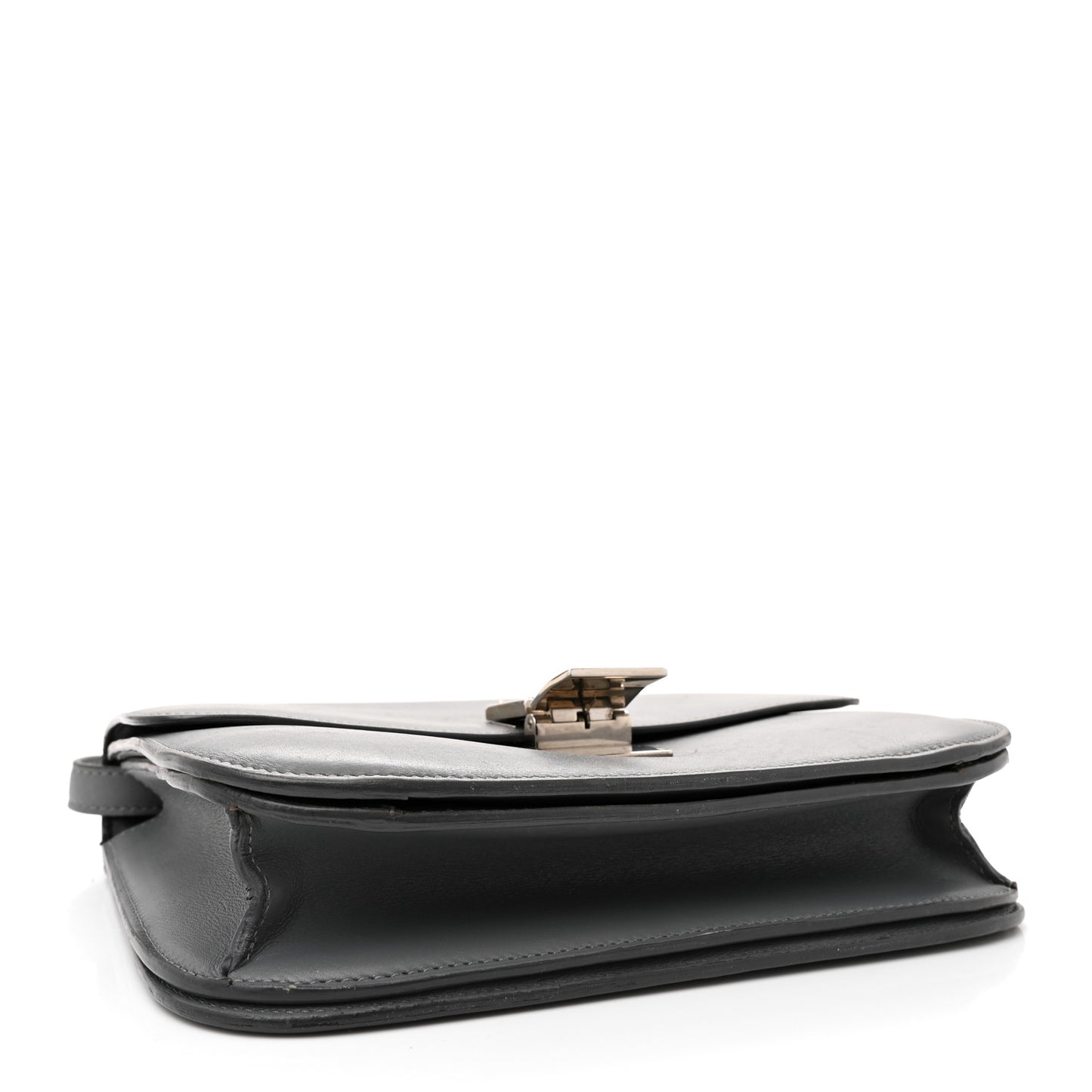 Smooth Calfskin Medium Classic Box Flap Bag Storm