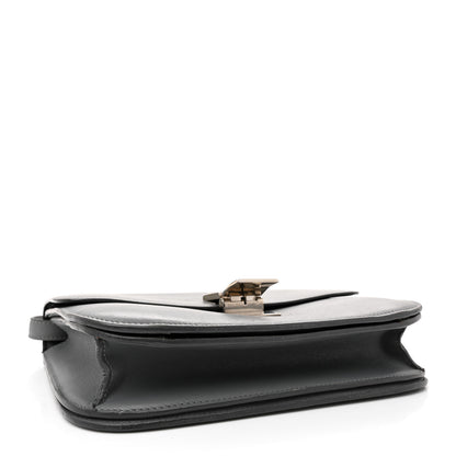 Celine Smooth Calfskin Medium Classic Box Flap Bag Storm 4 of 13