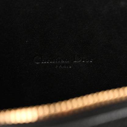 Christian Dior Grained Calfskin Caro Double Pouch Black 6 of 10