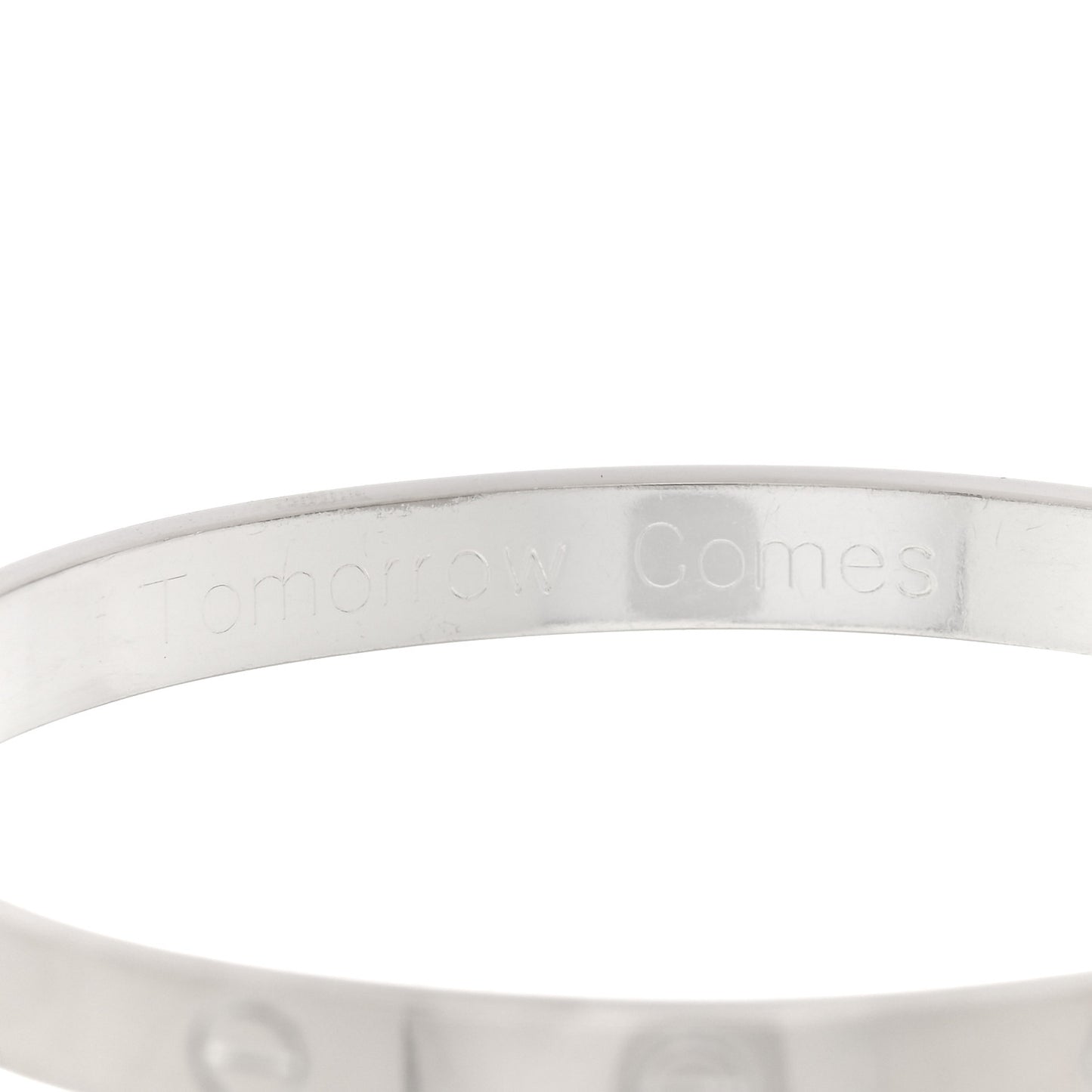 18K White Gold LOVE Bracelet 18