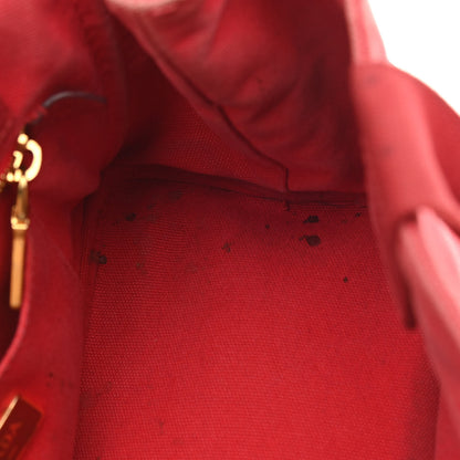 Prada Canapa Small Logo Tote Rosso 20 of 22