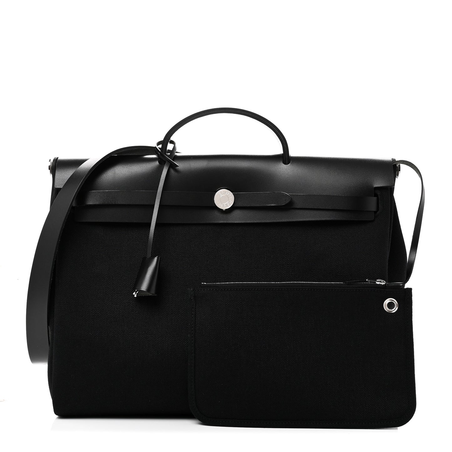 Military Toile Vache Hunter Herbag Messenger 39 Black