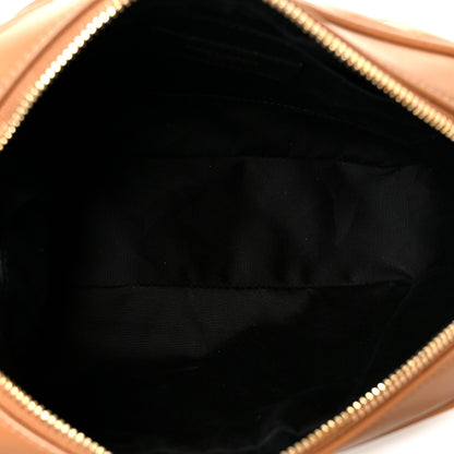 Saint Laurent Calfskin Matelasse Monogram Lou Camera Bag Cinnamon 5 of 10