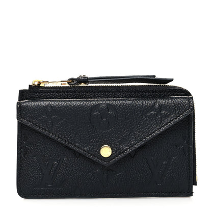 Louis Vuitton Empreinte Recto Verso Card Holder Black 1 of 9
