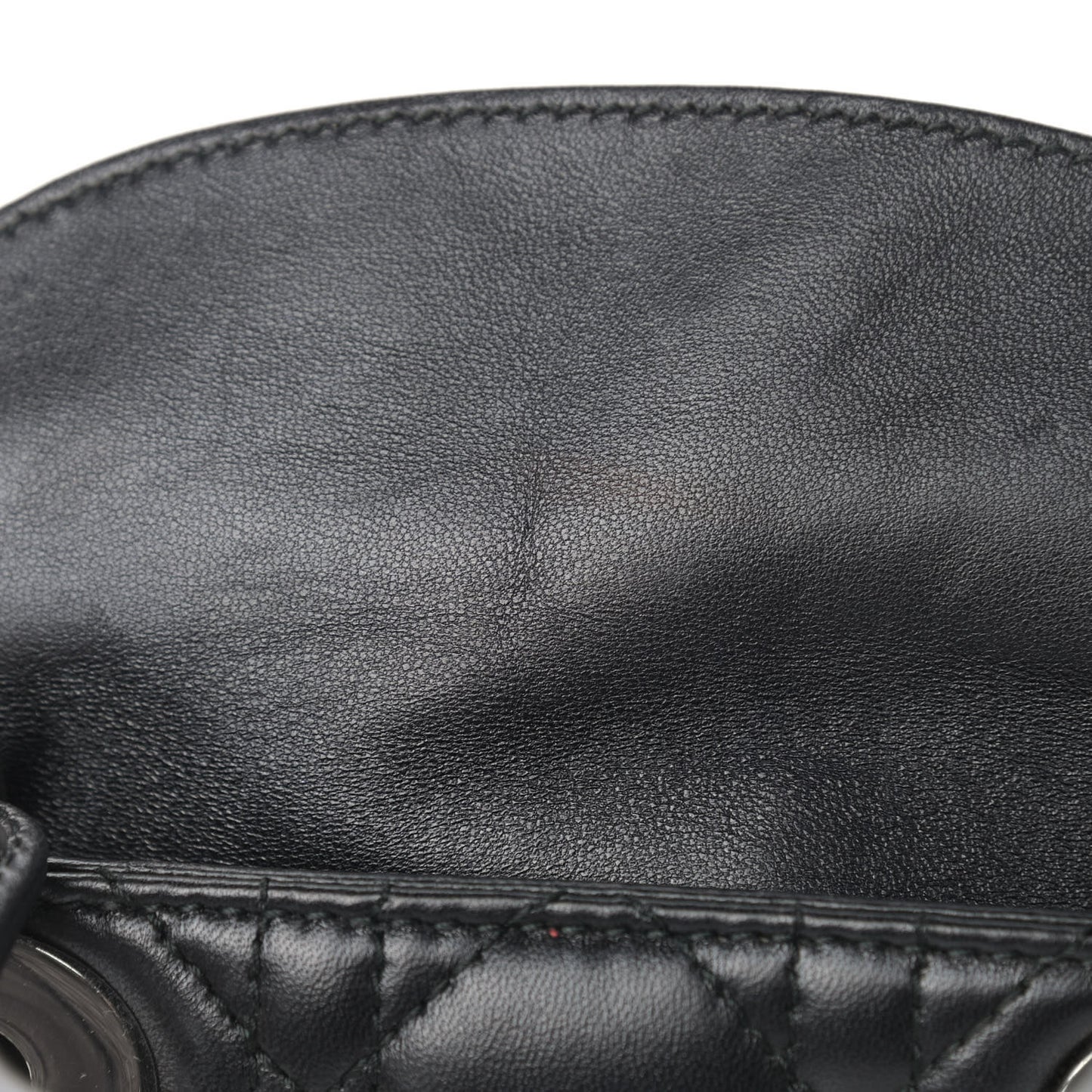 Lambskin Cannage Mini Lady Dior Black