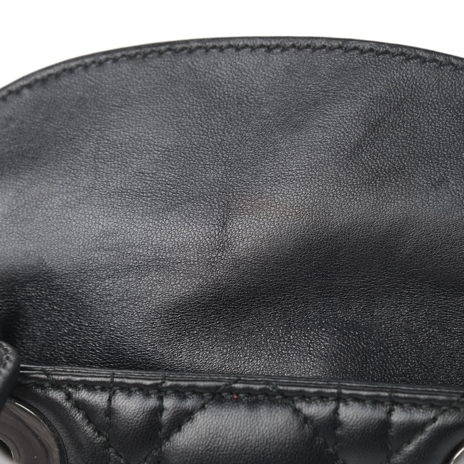 Christian Dior Lambskin Cannage Mini Lady Dior Black 10 of 13