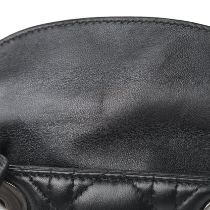 Christian Dior Lambskin Cannage Mini Lady Dior Black 10 of 13