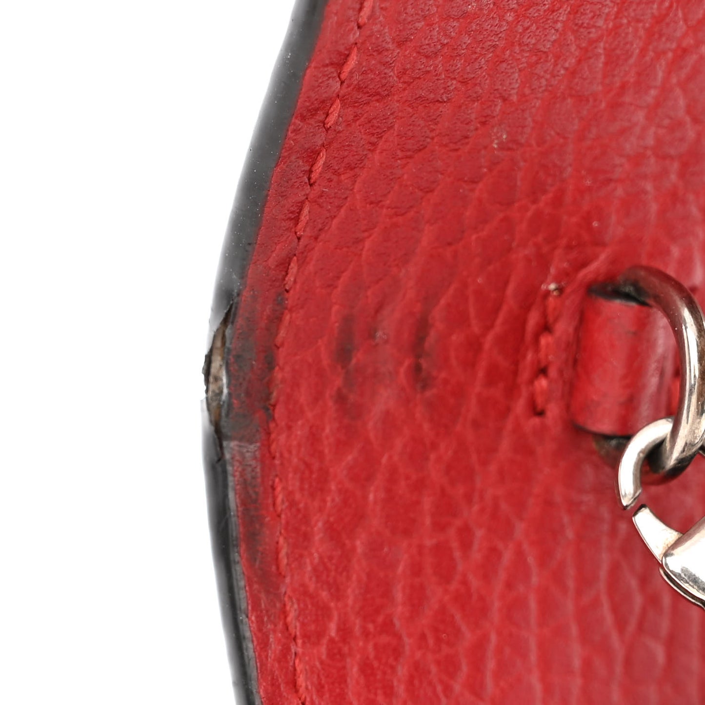 Calfskin Mini Dionysus Chain Wallet Hibiscus Red