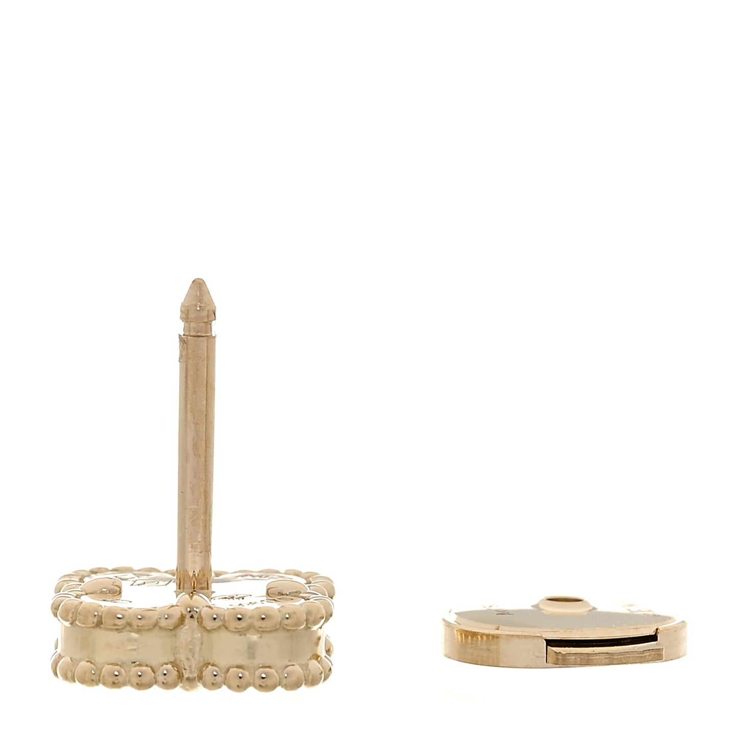 18K Yellow Gold Mother of Pearl Sweet Alhambra Single Earrings