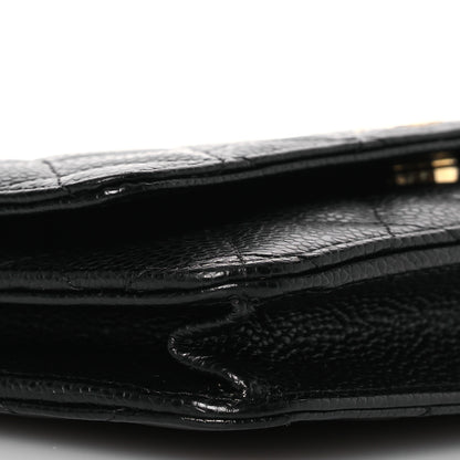Chanel Caviar Quilted Wallet on Chain WOC Black 14 of 19