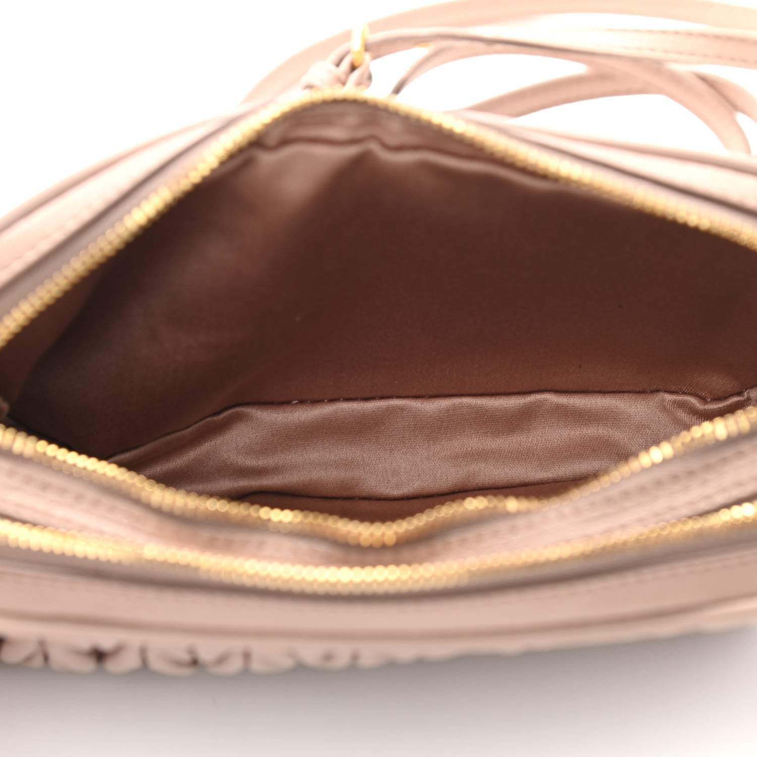 Miu Miu Nappa Matelasse Double Zip Shoulder Bag Cammeo 5 of 12