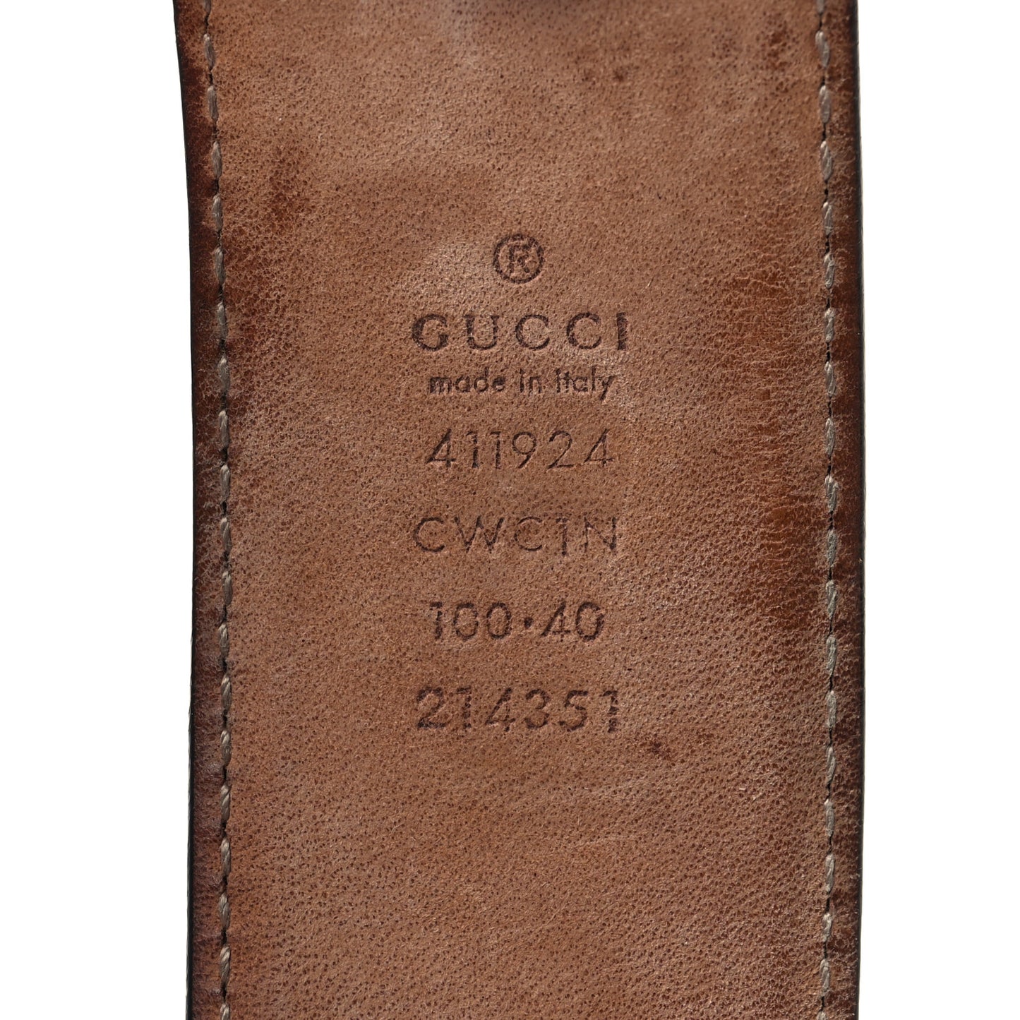 Guccissima Signature Interlocking G 40mm Belt 100 40 Hibiscus Red